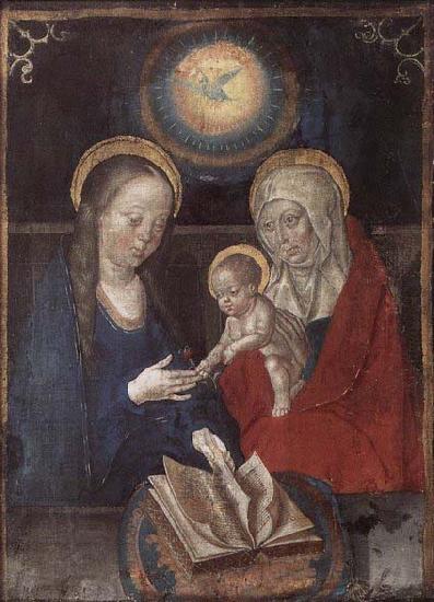 unknow artist Virgin and Child with St Anne
